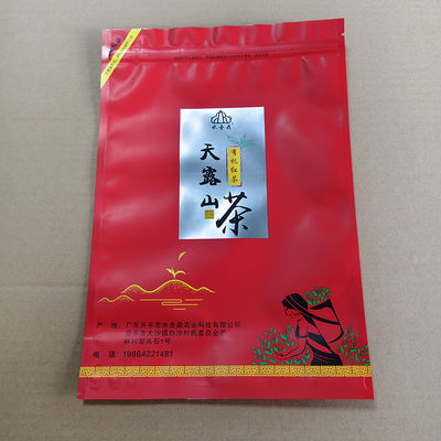 Sacs à fermeture à glissière debout avec finition mate - imperméables à l'eau et ré-fermables pour les emballages en poudre / liquide