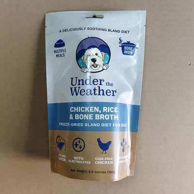 Sacoche personnalisée écologique ré-fermable pour le café Pet Food Cosmétique 100g 500g 1kg