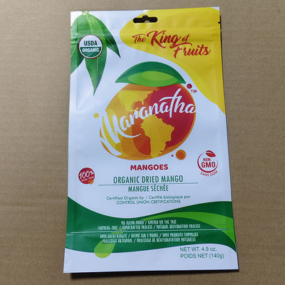 OEM Sacs de collations séchées de mangue à huit côtés sous vide certifiés ISO9001 et remplissage aseptique compatibles