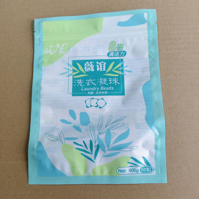 Commande en vrac Sac d'emballage à poubelle de linge transparent Conception de gousse inférieure imperméable