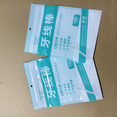 Sacs d'emballage recouvertables à base de fil d'amortisseur barrière multicouche FDA approuvé Tailles personnalisées et impression de logo pour les produits d'hygiène dentaire