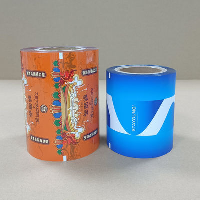 Ruloir d'emballage en plastique probiotique imprimé sur mesure résistant à l'humidité UV