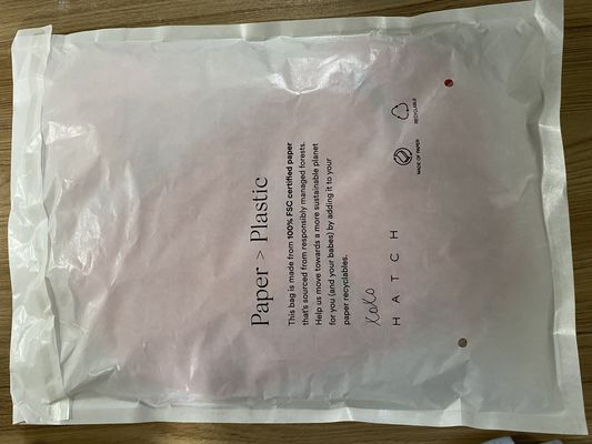 Sacs en papier biodégradables durables personnalisés pour les emballages de détail