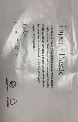 Emballages écologiquement élégants Sacs en papier biodégradables naturellement personnalisés avec une marque dynamique