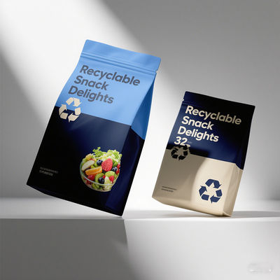 Des sacs scellés à huit côtés avec fermeture à fermeture à glissière résistant aux UV pour l'exportation mondiale de nourriture