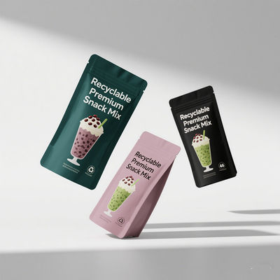 Sacs d'emballage de café scellés à 8 côtés de qualité supérieure