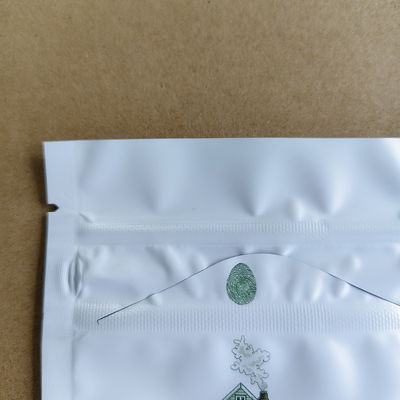 Sachet barrière à l'épreuve des enfants avec impression du logo, stratifié OPP anti-déchirure, conforme REACH / ROHS
