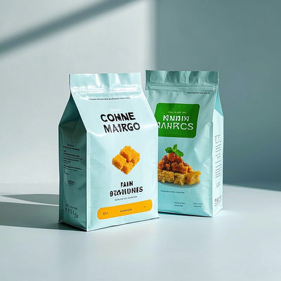 Des sacs de barrière Mylar recyclables. 30% de contenu recyclé après consommation.