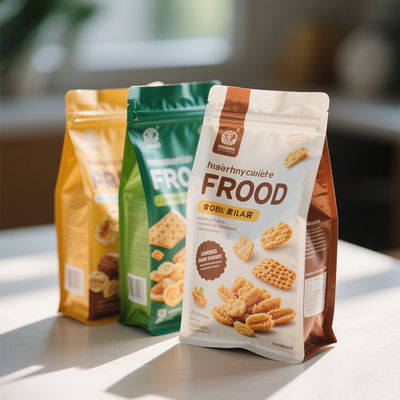 Sacs composites personnalisés à soufflet - Impression CMYK complète et finition douce au toucher