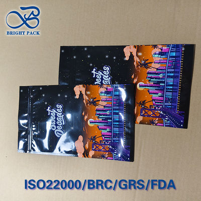 Sacs à l'épreuve des enfants à triple scellé avec impression personnalisée de paysage nocturne urbain - Certifiés ASTM F963