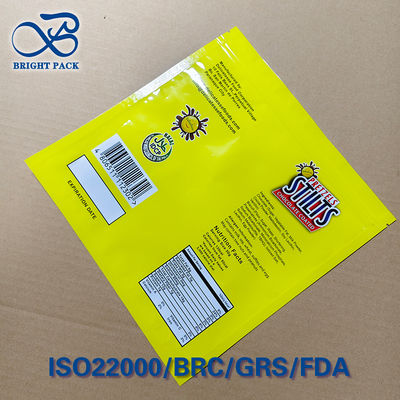 Logo personnalisé en forme de cœur Poches fermeture à glissière debout, sacs d'emballage à nouveau verrouillable pour les bonbons et les collations