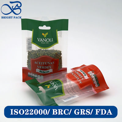 Sacs d'emballage alimentaire en plastique recyclable transparent Impression de logos personnalisés Vente directe d'usine.