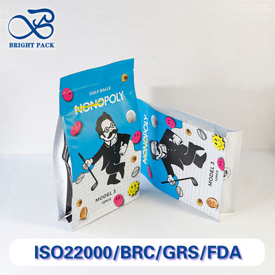 Des sacs à huit côtés réutilisables pour les articles de sport Emballage avec matériaux recyclables Commandes en vrac Réductions.