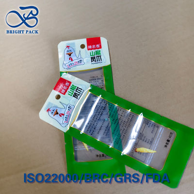 Sacoche à vide à l'épreuve des manipulations pour les pattes de poulet ASTM F3510 Barrière d'O2 résistante aux enfants < 0,5 cc/jour