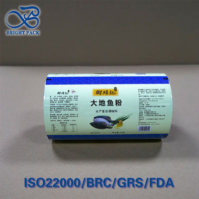 Film composite à haute barrière pour les emballages d'assaisonnements aquatiques mélangés Tailles personnalisées Certifié FDA