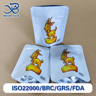 Sac refermable à fermeture éclair pour emballage de petits jouets. Caractéristiques : antistatique et léger.