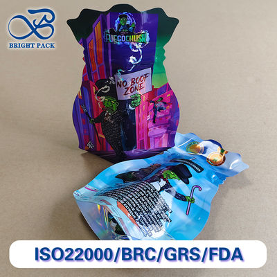 Des sacs debout à l'épreuve des enfants, conception de contour unique, matériaux recyclables de qualité médicale.
