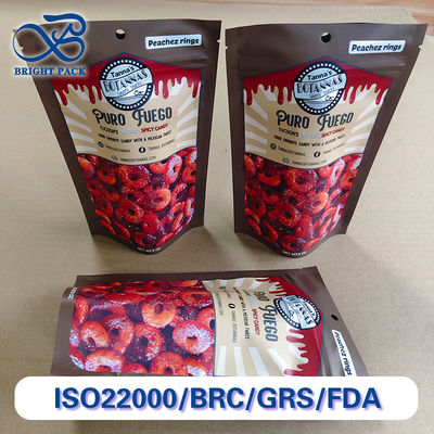Sachets à soufflet résistants à l'humidité pour l'emballage alimentaire avec conception de scellage réutilisable et impression personnalisable.
