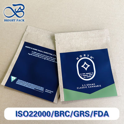 Sacs en papier kraft imprimés personnalisés Commande en gros Écologique Impression de logo 10 couleurs Détail.