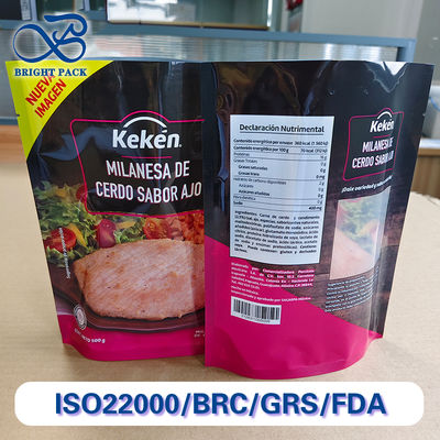 Sacs d'emballage alimentaire haut de gamme avec fenêtre de vision claire et dimension personnalisable.