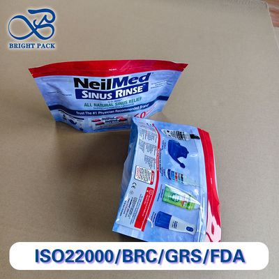 Sacs refermables à soufflet pour l'emballage d'agents de nettoyage avec conception personnalisable et remise sur quantité.