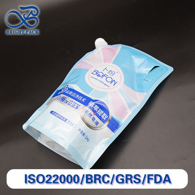 Sacoche à bouteille durable et pratique avec poignée pour emballage de détergent pour les vêtements.