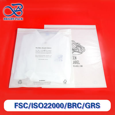 5x7 Sacs en verre sans acide Kraft Sacs de cellophane biodégradables T-shirts