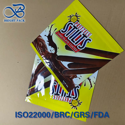 Sacoche de sauce au chocolat résistante aux températures élevées 120°C rempli à chaud, couche de barrière EVOH sûre FDA/EC1935 Certifié