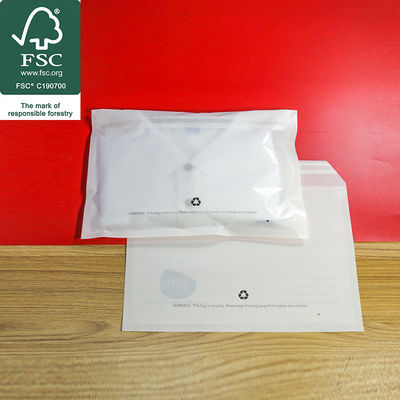 Sacs en papier en cire de verre sous-translucides biodégradables recyclés avec votre propre logo