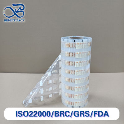 Film en rouleau d'emballage en plastique à haute barrière - Matériau composite multicouche destiné à l'alimentation/à l'usage médical/industriel, taille et impression personnalisables