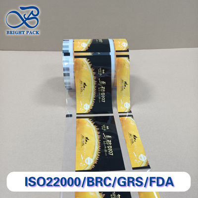 Film d'emballage multicouche imprimé en couleur de qualité supérieure pour les fruits Tailles personnalisées Résistant à l'humidité, à la déchirure, écologique, certifié SGS pour les pommes / agrumes / baies