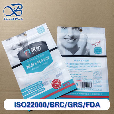 Sachets de cure-dents fil dentaire premium pour commandes en gros Taille/Impression personnalisée Sachets en film composite