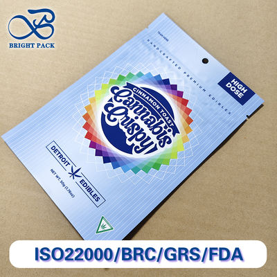 Sacs certifiés résistant aux enfants Emballage composite multicouche avec joint anti-altération Tailles personnalisées Épaisseur d'impression CPSC ISO pour pharma