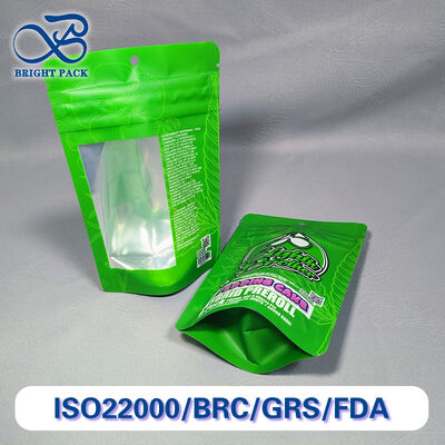 Sacoche debout Mylar résistante aux enfants - Sécurité certifiée pour médicaments et détergents