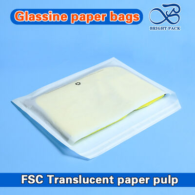 Sacs à vêtements en glassine recyclée FSC pour vêtements et chaussures