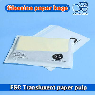 Sacs en papier glacé sur mesure avec trous perforés