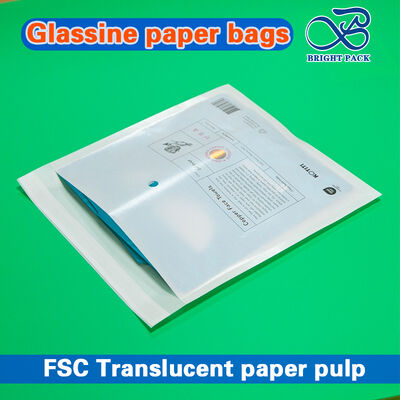 Sacs en papier glassine 100% biodégradables personnalisables à haute transparence pour emballage écologique