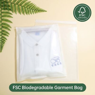 Sac en verre translucide de luxe écologique biodégradable numérique pour vêtements de sport chaussures de sport vêtements d'extérieur emballage sans plastique