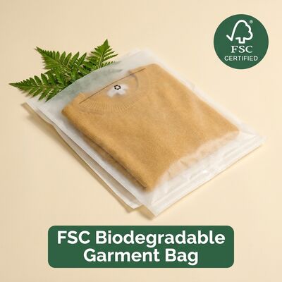Sacoche en verre pour les vêtements Ressaillables Vêtements Emballage Eco-friendly Vêtements Manches en plastique gratuit pour certifié recyclable