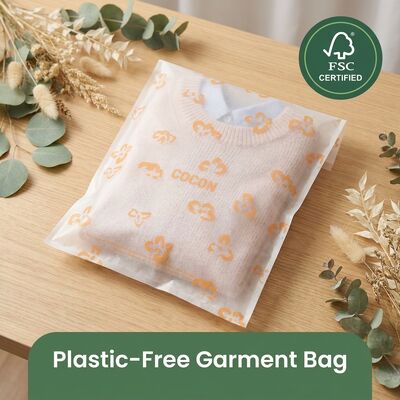 Sac en verre pour lingerie de boutique écharpe emballage écologique numérique recyclable designers de luxe mode sac de vêtements