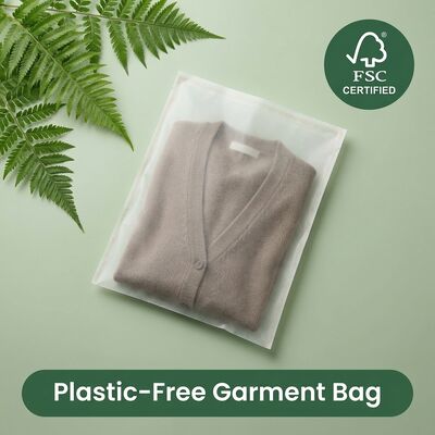 Accueil Sac en verre compostable pour vêtements Biodégradable Emballage de vêtements Eco-sac de vêtements pour OEM certifié recyclable