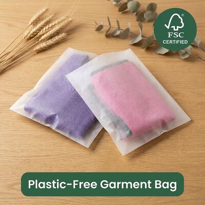 Vêtements de luxe vert écologique Enveloppe en verre Vêtements en plastique zéro Vêtements de l'UE Directive Vêtement Poche OEM pour certifié