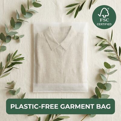 Certifiée Poche en verre durable Emballage de vêtements de luxe Eco-friendly Impression numérique recyclable fourrure UK OEM