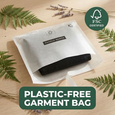Compostable biodégradable recyclable pour le luxe certifié sac en verre pour les vêtements