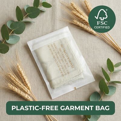 Sacs en verre biodégradables décomposables Emballage de vêtements Eco-compostable Vêtements sac Vêtements de luxe certifiés recyclables
