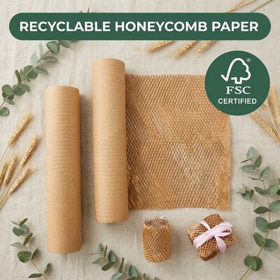 Emballage en nid d'abeille pour meubles, rouleau de papier de rembourrage, emballage de protection pour l'expédition de gros articles
